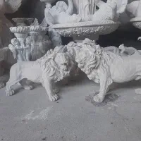 مجسمه شیر فایبرگلاس نشکن( مجسمه سازی اطمانی)