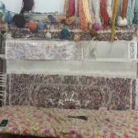 فرش نیمه کاره ۹۰لای مونده تا دربیاد|فرش|تبریز, |دیوار