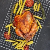 مرغ ران بال و کتف بریانی