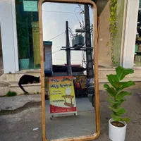 آینه قدی تمام چوب نراد روس با آینه درجه یک|آینه|رشت, پیرکلاچای|دیوار