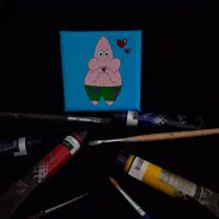 بوم 10×10 طرح پاتریک|تابلو، نقاشی، عکس|طبس, |دیوار