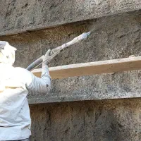 شاتکریت سیمانکاری با دستگاه سیمانکار سیمان کاری|خدمات پیشه و مهارت|نورآباد, |دیوار