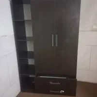 کمد چوبی قهوه‌ای|جاکفشی، کمد، دراور|اصفهان, شهرک امام خمینی|دیوار