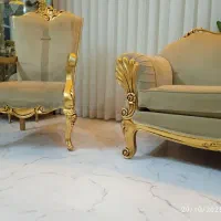 مبلمان ورق طلا|مبلمان خانگی و میز عسلی|تربتحیدریه, طالقانی|دیوار