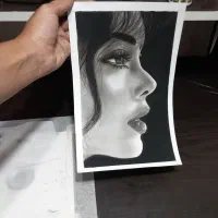 نقاشی چهره|تابلو، نقاشی، عکس|بم, |دیوار