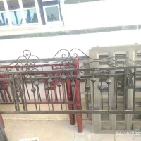 شش عدد صندلی با دو عدد تخت فلزی|تخت و سرویس خواب|نورآباد, |دیوار