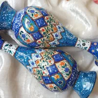 گلدان میناکاری|صنایع دستی و سایر لوازم تزئینی|خمین, |دیوار