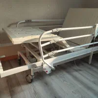 تخت بیمارستانی ۳ شکن برقی با تشک مواج در حد نو|آرایشی، بهداشتی، درمانی|رشت, شالکو|دیوار