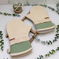 سرویس ساده جهیزیه سبز سدری|سفره، حوله، دستمال آشپزخانه|اردبیل, |دیوار