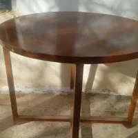 میز غذا خوری چوبی گرد|میز و صندلی غذاخوری|قیدار, |دیوار