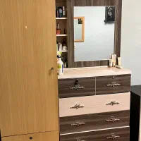 دراور آینه دار کمد قدی|جاکفشی، کمد، دراور|مشکیندشت, |دیوار