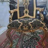 مبل سلطعنتی وکلاسیک چوب راش۳نفرنو ومیز نهارخوری۴|مبلمان خانگی و میز عسلی|تبریز, |دیوار