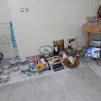 چینی کریستال بلور تابلو فرش دستبافت چاقو دراور چوب