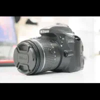 نیکون D3300 با لنز 55-18 تمییز و کم کار