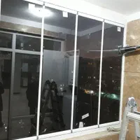 بالکن شیشه ای ، حمام شیشه ای، شیشه اسلایدینگ|خدمات پیشه و مهارت|سنندج, |دیوار