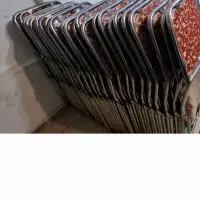 صندلی تاشو فلزی ساخت صدوقی تعداد ۲۲۰ عدد|صندلی و نیمکت|سمنان, |دیوار