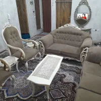 مبل هفت نفره چوب راش|مبلمان خانگی و میز عسلی|نسیم‌شهر, |دیوار