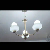 لوستر سه شاخه طلایی|لوستر و چراغ آویز|اهواز, کوی باهنر|دیوار