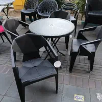 صندلی پلاستیکی پولاد نهارخوری