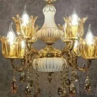 لوستر برنز سرامیک زیبا مدل ماهلین در تولیدکارمندان