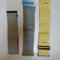 کابل دیتا IDE کامپیوتر و کابل فلاپی دیسک استوک
