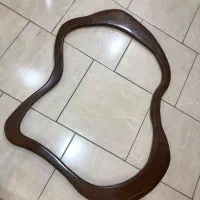قاب چوبی آیینه دفرمه چوبی دیواری