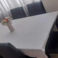 میز نهارخوری شش نفره|میز و صندلی غذاخوری|رزن, |دیوار