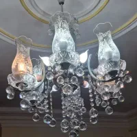 لوستر و دو عدد دیوارکوب ست با لوستر