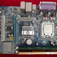 باندل مادربرد ddr3 سوکت 775 + رم و پردازنده