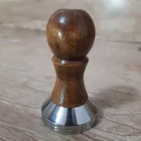 تمپر قهوه دسته چوبی براق سایز 51 خانگی
