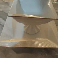 سرویس آجیل خوری کریستال لب طلا|ظروف سرو و پذیرایی|دهدشت, |دیوار