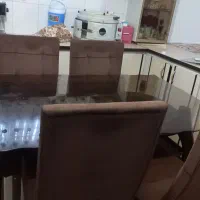 میز ناهار خوری با ۴صندلی|میز و صندلی غذاخوری|ابهر, |دیوار