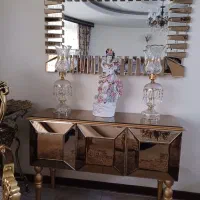 آینه کنسول آینه ای و میز تی وی