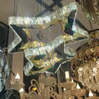 انواع لوستر های ال ای دی وارداتی زیر قیمت بازار|لوستر و چراغ آویز|اهر, |دیوار