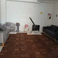 مبل مدل جانان طوسی ۸ نفره همراه با میز عسلی