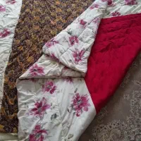 لحاف کرسی ۳/۵×۳/۵ دورو،بخاری برقی وکرسی  سالم