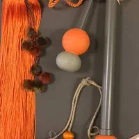 گل میخ و شرابه پرده وارداتی