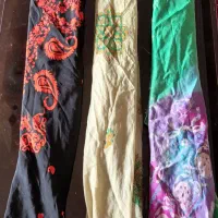 سه عدد چارقد|لباس|یاسوج, |دیوار