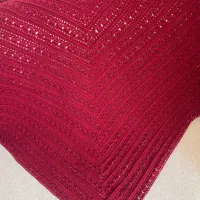 شال سه گوش دست بافت|لباس|زرند, |دیوار