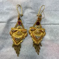 گوشواره کویتی ۱۸ عیار