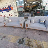 مبل ۷ نفره ۱۰ ماه واقعی|مبلمان خانگی و میز عسلی|خمینیشهر, |دیوار