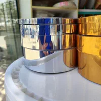 نوار طلایی و استیل پشت چسب‌دار براق آینه ای|صنایع دستی و سایر لوازم تزئینی|تهران, شهید رجایی|دیوار