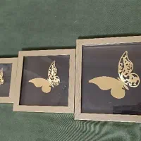 تابلو سه سایز پروانه