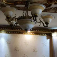 لوستر  پنج  و سه شعله  برنجی