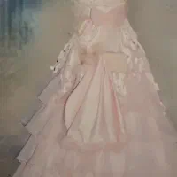 لباس مجلسی صورتی شنل دار|لباس|تهران, شهرک صدرا|دیوار