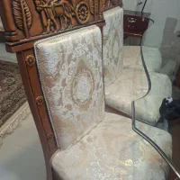 مبلمان و میز ناهار خوری هخامنشی قدیمی سالم سالم|مبلمان خانگی و میز عسلی|تهران, جنت‌آباد جنوبی|دیوار