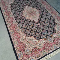 فرش ستاره کویریزد ایساتیس طرح کرمان