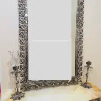 آینه و شمعدان برنز|آینه|کاشان, خلیج فارس|دیوار