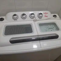 فروش لباسشویی دو قلو ناسیونال ۱۱ کیلویی|ماشین لباسشویی و خشک‌کن لباس|خرمشهر, |دیوار