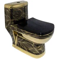 توالت فرنگی کوتینگ سفید طلایی مشکی طلایی با ضمانت